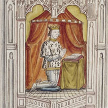 François II, duc de Bretagne, en prière