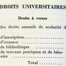 Droits universitaires