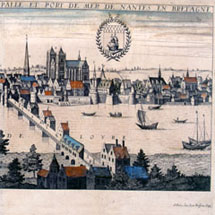 Description de la ville épiscopale et port de Nantes en Bretagne - 1645